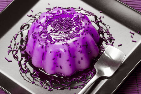 Purple pudding