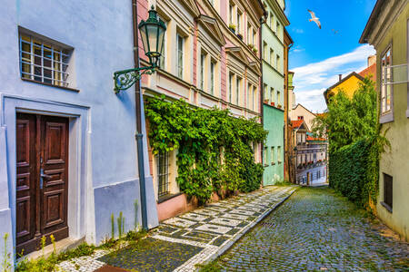 Παλιά οδός στην Πράγα