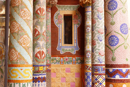 Mosaic columns