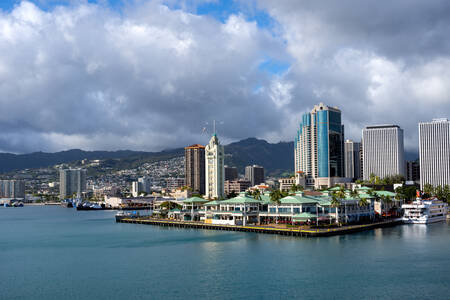 De cruisehaven van Honolulu