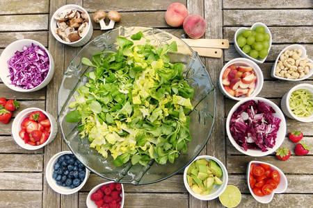 Ingrédients de la salade