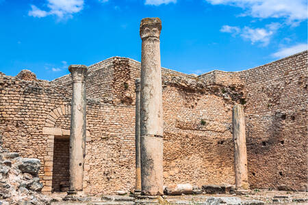 Dougga, römische Ruinen