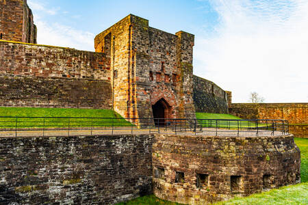 Fachada do castelo de Carlisle