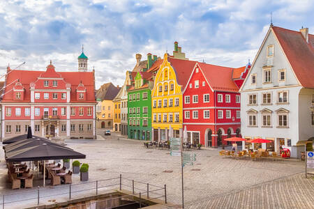 Praça do mercado em Memmingen