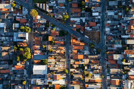 Pohled na příměstské oblasti v Sao Paulo