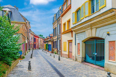 Historische Häuser der Stadt Amiens