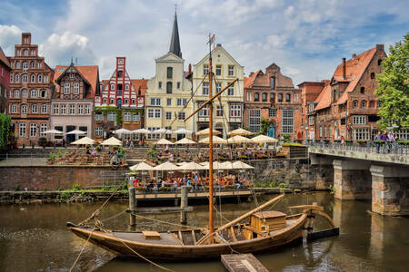 Old Embankment in Lüneburg