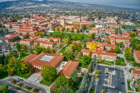 View of the University of Colorado at Boulder