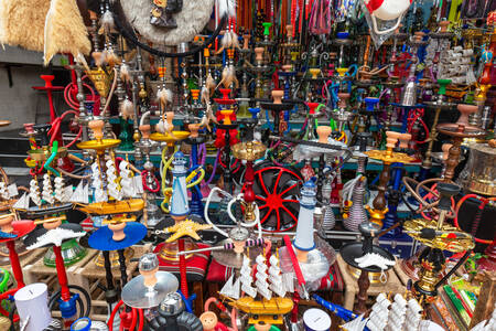 Narghilele și suveniruri