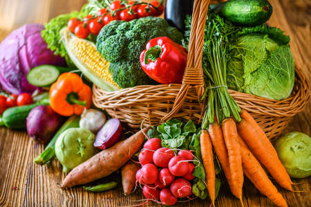 Зеленчуци в кошницата