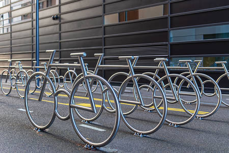 Parkiralište za bicikle u Oslu
