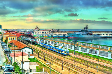 Estación de tren en Argelia