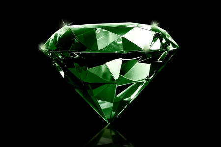 Зелен скъпоценен камък