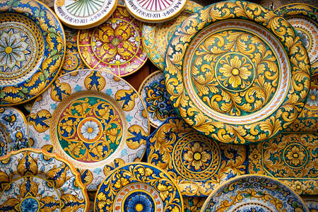 Platos de ceramica