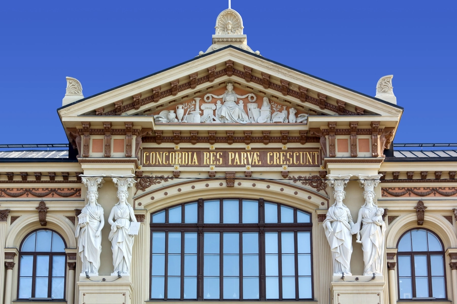 Facade of the Ateneum Museum, Helsinki