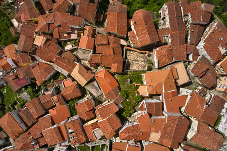 Roofs of houses in Ravello