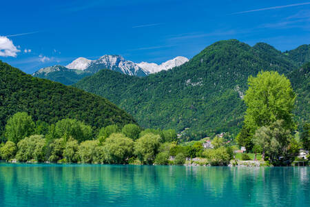 Lake in the Julian Alps