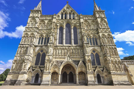 West front of Salisbury Cathedral