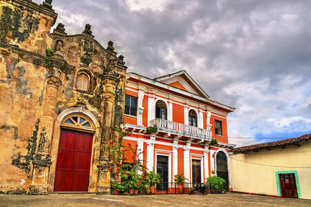 La Merced Church in Granada, Nicaragua