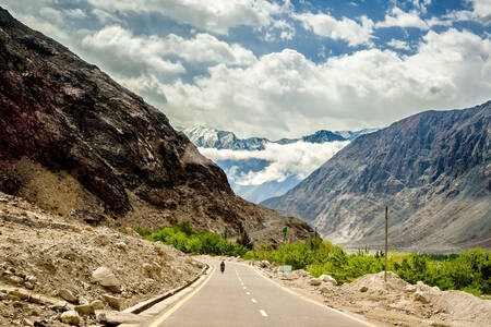 Autostrada Karakorum w Pakistanie