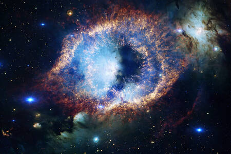 Ένα σμήνος από αστέρια στο διάστημα