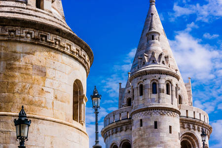 Fisherman's Bastion Towers in Boedapest