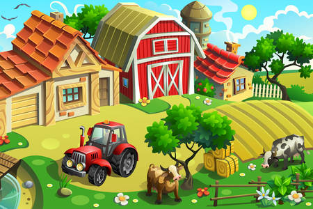 Tractor de granja