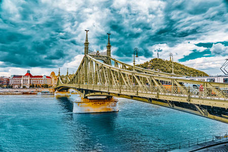 Freedom Bridge in Boedapest