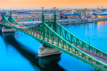 Freedom Bridge in Budapest