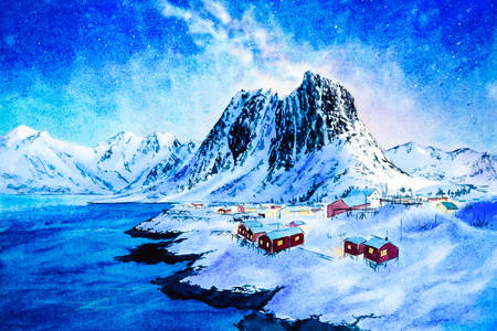 Χειμώνας στα νησιά Lofoten