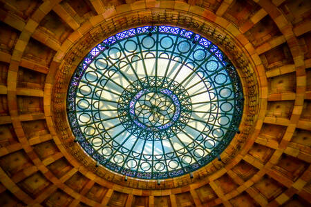 Таван на метростанция City Hall