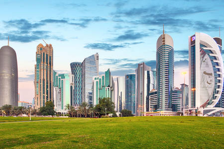 Wolkenkratzer in Doha