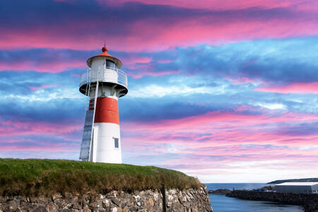 Lighthouse on the island of Streymoy