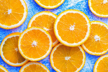 Schijfjes sinaasappel