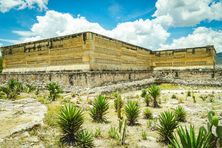 Сапотекский храм в Митле, Оахака-де-Хуарес