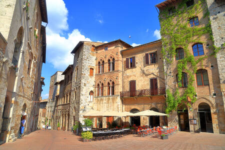 Ulica w San Gimignano