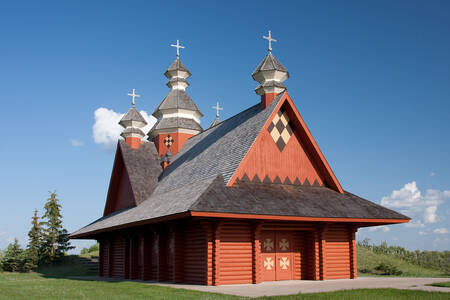 Ukrainische Holzkirche