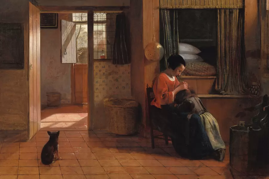 Pieter de Hooch: "Το καθήκον της μητέρας"