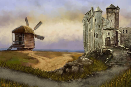 Srednjovjekovni dvorac na brdu