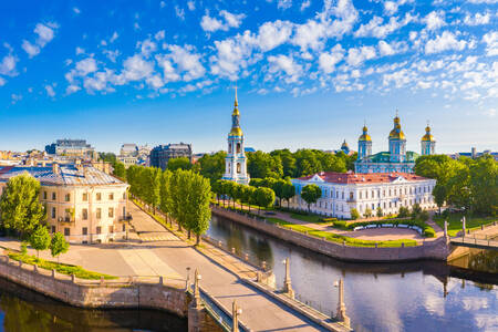 View of the St. Nicholas Naval Cathedral