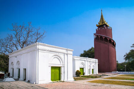 Strážna veža kráľovského paláca Mandalay