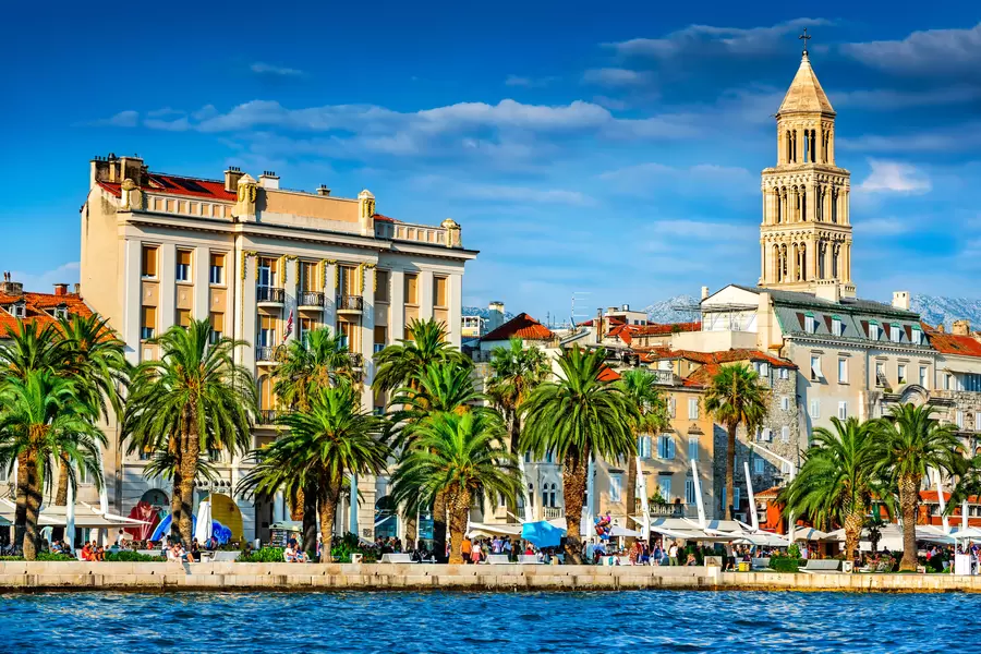 Southern view of Diocletian's palace
