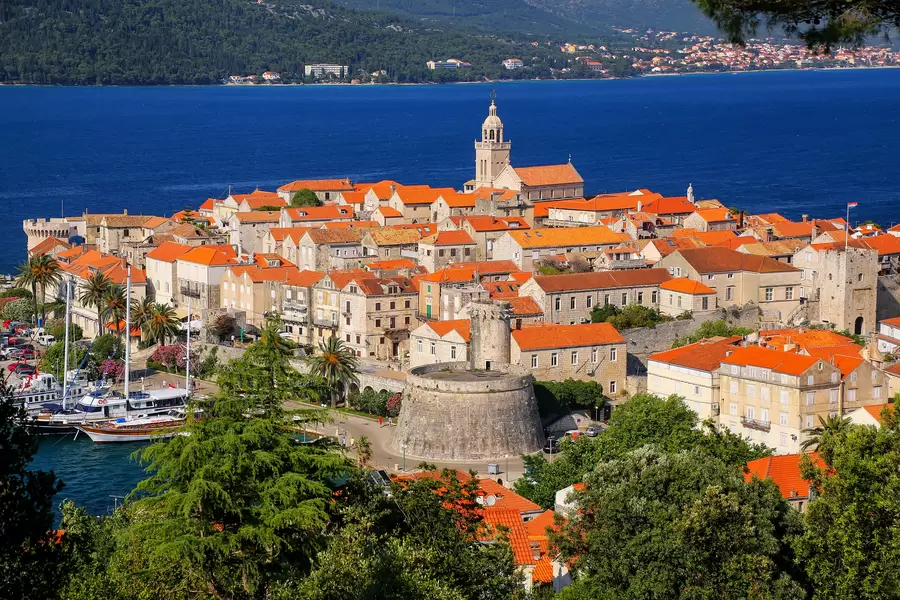 Korcula kasabası