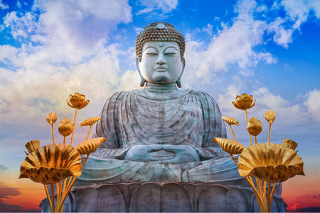 Veľký Budha v chráme Nofukuji