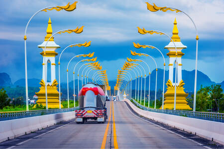 Terzo ponte dell'amicizia tra Thailandia e Laos