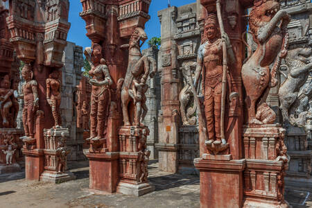 Sculptures en pierre à Chennai