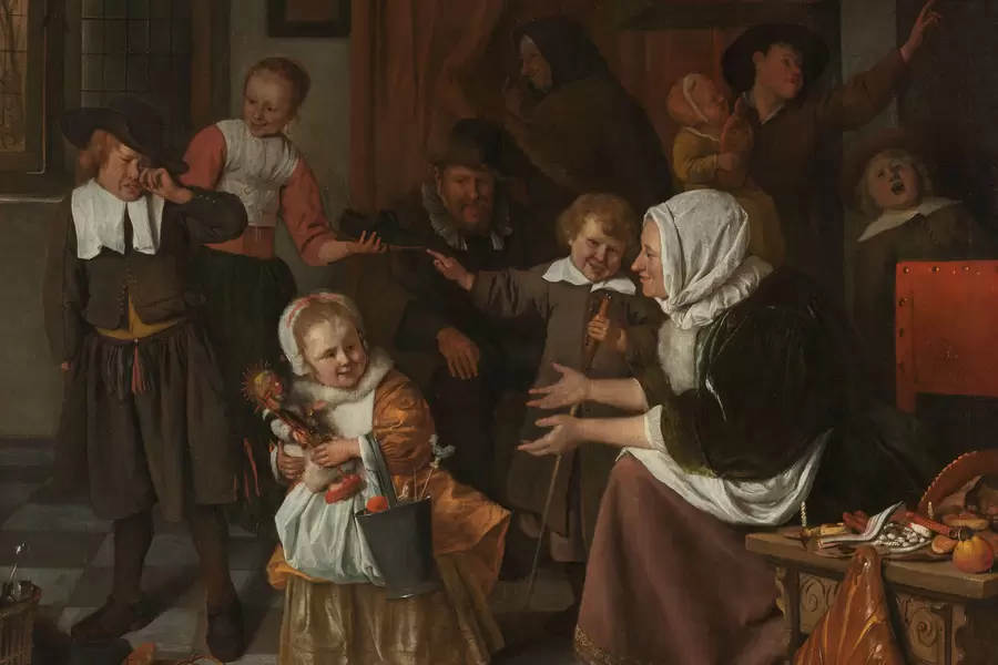 Jan Steen: "Aziz Nikolaos Ziyafeti"