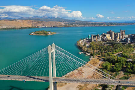 Pont à Chalkida, Grèce