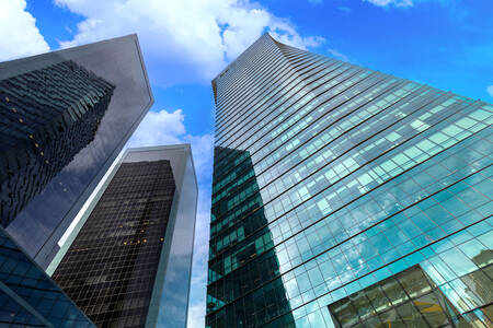 Gratte-ciel dans le centre de Buenos Aires