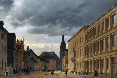Eduard Gaertner: Klosterstrasse, Berlin